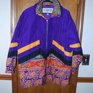 Womens Ferra Vintage pullover Ski jacket 1/2 zip Size 12